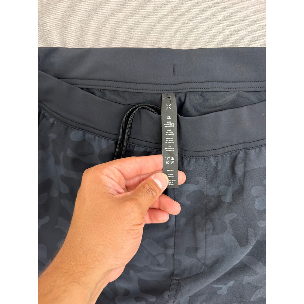Ten Thousand Interval Shorts Mens XL Black Camo 7 Inch Inseam Lined Training - Picture 3 of 9